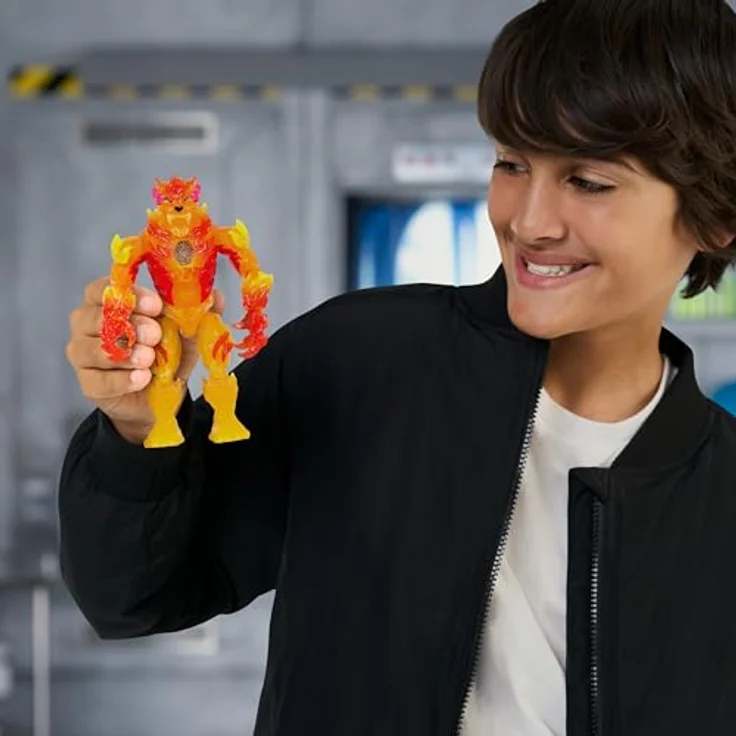 MRBEAST LAB Hyper Fusion Mutators Fire Panther, Sammelfigur mit 20+ beweglichen Gelenken, Experiment mit Mutationsflüssigkeit – Bild 5