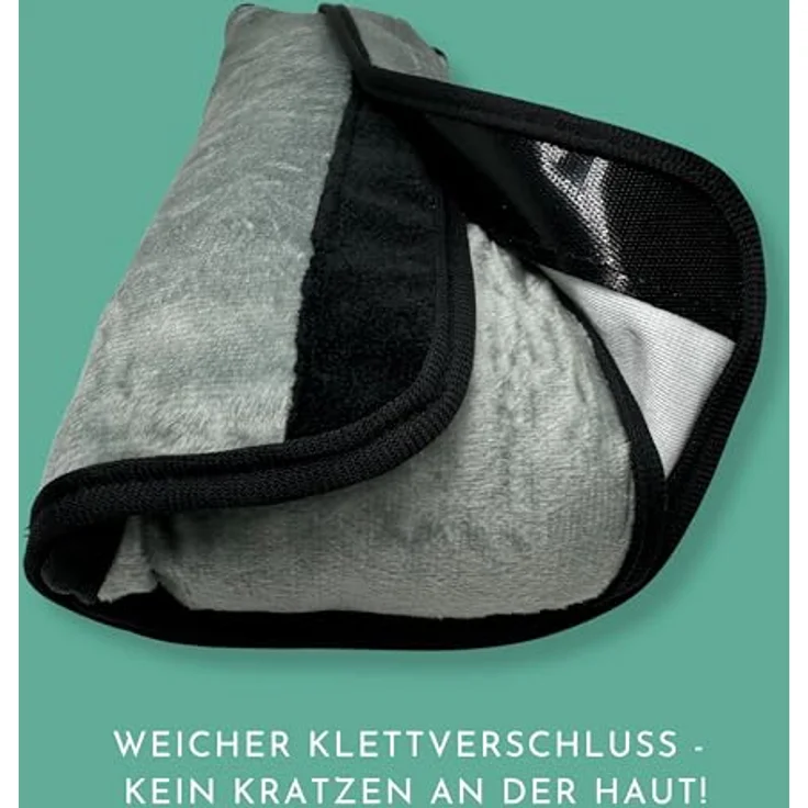 HECKBO Auto Schlafkissen Monster Motiv für Kinder Mädchen Jungen - maschinenwaschbar – kuschelweich - Auto Gurtkissen, Gurtschoner, Gurtschutz Sitzerhöhung, Auto Kissen, Reisekissen, Urlaub – Bild 6
