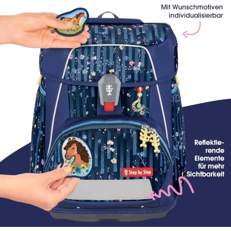 Step by Step Schulranzen SPACE Schulranzen-Set, mehrfarbig mit ausreichend Stauraum für Schulmaterialien – Bild 7