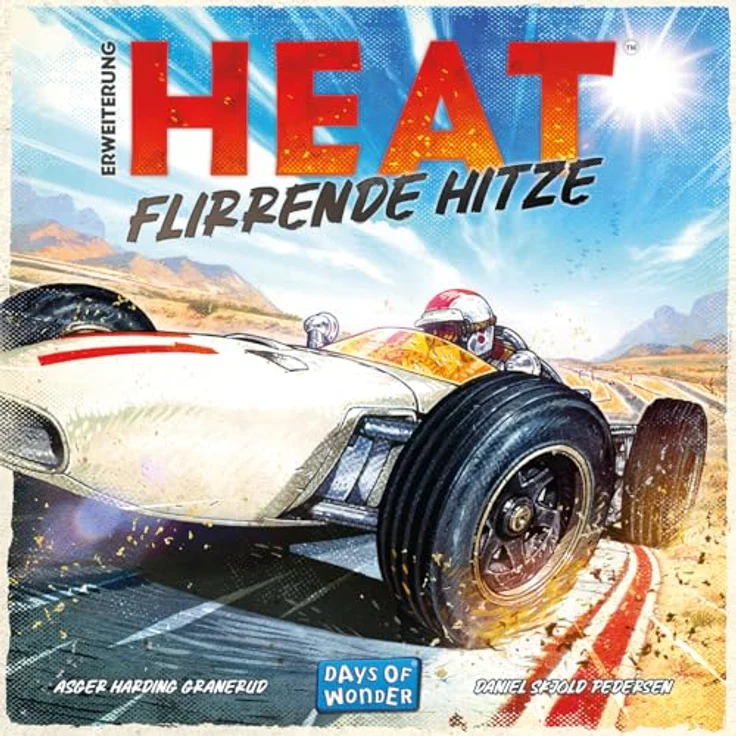 Asmodee Heat – Flirrende Hitze, DE-Version, Kennerspiel-Erweiterung für 1-7 Spieler, 60 Minuten Spielzeit, neue Strecken und Herausforderungen – Bild 2