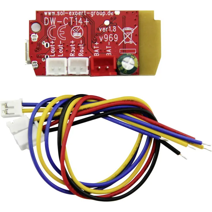 Sol Expert 29010 Bausatz, Bluetooth-Empfänger 5.1 Audio Decoder mit 2 x 5 Watt Stereo-Verstärker und Plug-and-Play-Funktion