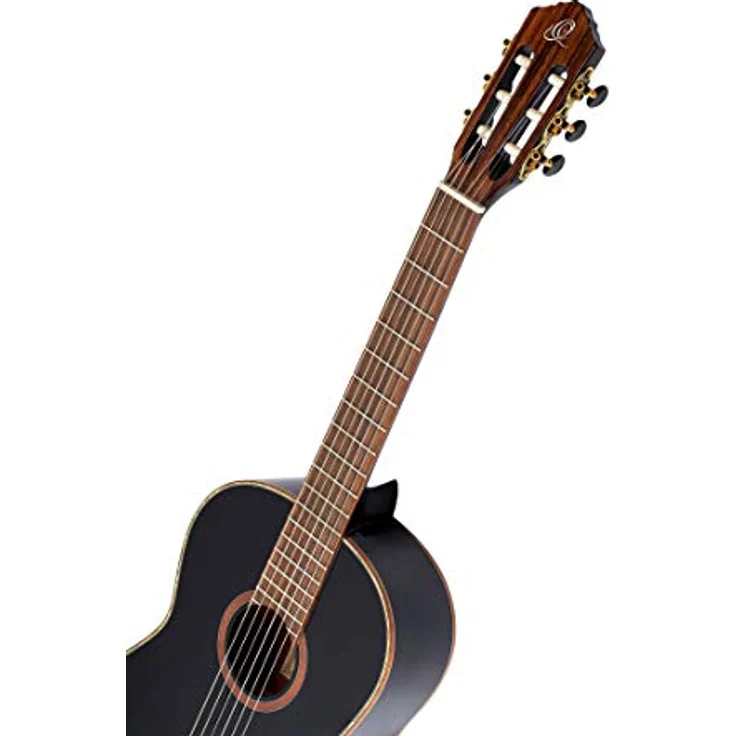 Ortega Guitars schwarze Konzertgitarre 4/4-Größe - Family Series - inklusive Gigbag - Mahagoni / Fichtendecke (R221BK) – Bild 3