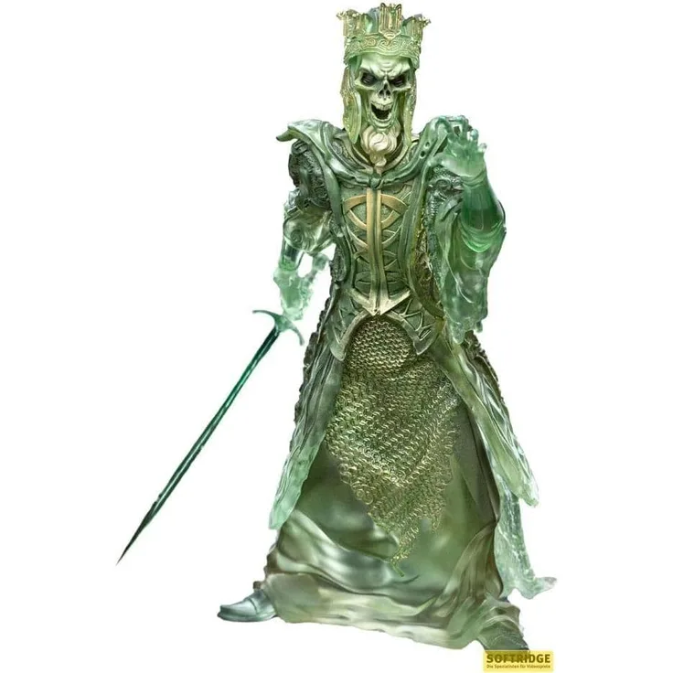Weta Workshop Le Seigneur des Anneaux figurine Mini Epics King of the Dead Limited Edition 18 cm, Offiziell lizenzierte Sammelfigur aus Vinyl, 18,4 cm groß, bedruckte Geschenkbox.