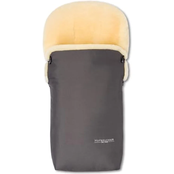 Hofbrucker - Lambskin footmuff for stroller Putzi grau – Bild 2