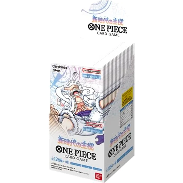 BANDAI NAMCO One Piece TCG - Hero of The New Era - Booster Display JAP-05, Sky Island Arc, Revolutionsgarde, 27 parallele Illustrationskarten, Papier – Bild 1