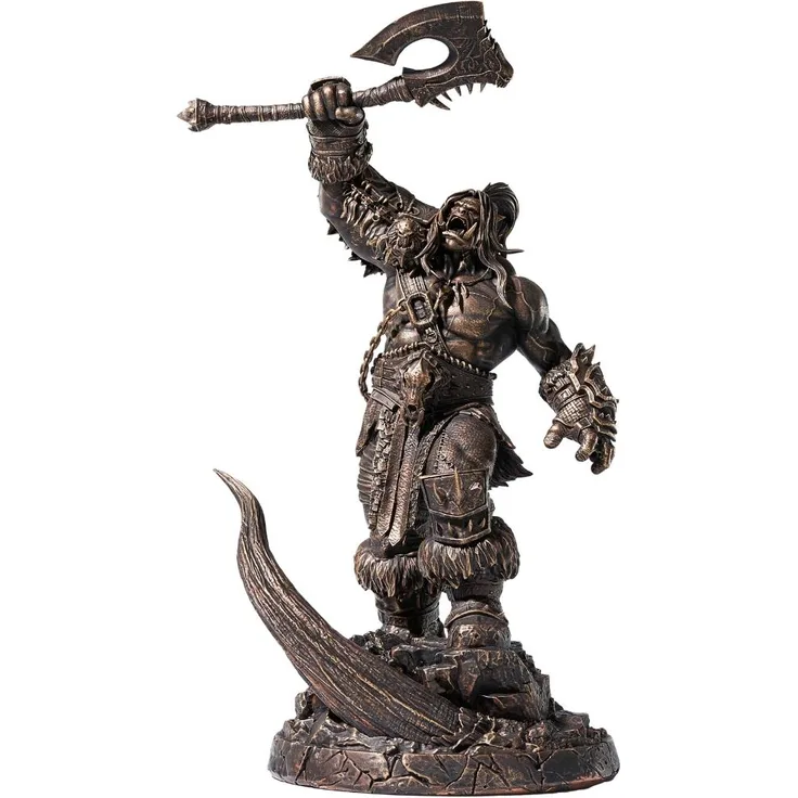 Blizzard World of Warcraft – Grommash Höllschrei-Statue, Sammelfigur mit offizieller Blizzard-Charakterkennzeichnung, Modellnummer 6972099322636