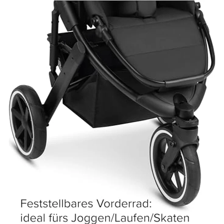 OTTO ABC Design Salsa Run Buggy Kollektion 2024, Jogger mit feststellbarem Vorderrad, 3 großen Lufträdern und UV-Schutz 50+, blau – Bild 3