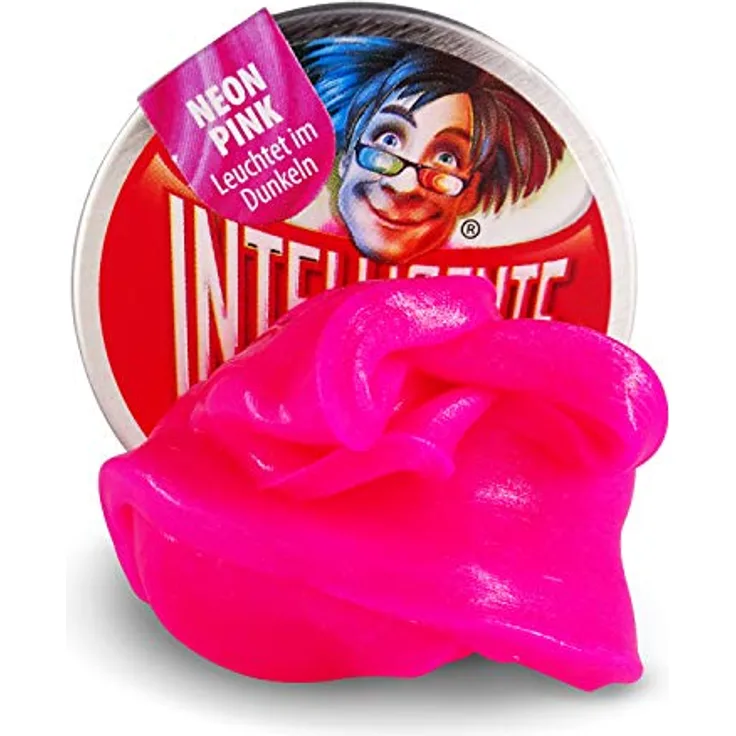 Intelligente Knete - Leuchten im Dunkeln, Glow in The Dark (Klein Neon Pink 18g)