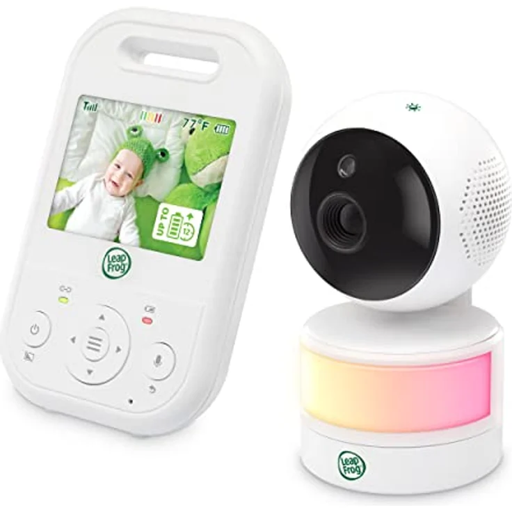 LeapFrog LF2513 Babyphone mit Kamera, Schwenk- und Neige Video Baby Monitor, 2.8 Inch Display, Nachtsicht, 300 m große Reichweite,12H Lange Akkulaufzeit Babyphone,Beruhigende Schlaflieder – Bild 13