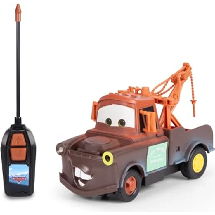 Jada Toys Cars RC Auto Hook (Mater) aus Disney Pixar Cars - ferngesteuertes Auto für Kinder ab 4 Jahre, max. 6 km/h, 14 cm – Bild 2