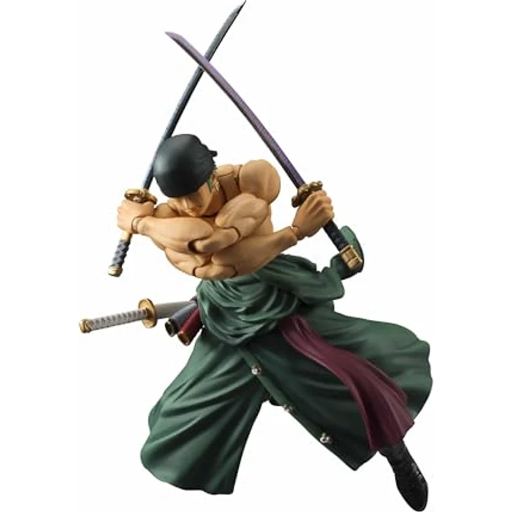MegaHouse One Piece Figur Variable Action Heroes Roronoa Zoro 18 cm, Anime Sammelfigur mit detailliertem Design – Bild 5