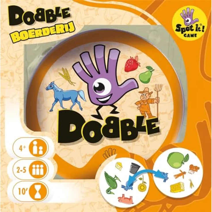 Dobble Bauernhof - Kartenspiel - 5 Spiele in 1 [DE] – Bild 2