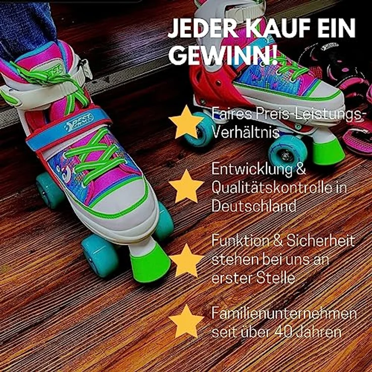 Best Sporting Sporttasche Transporttasche für Inlineskates und Schlittschuhe, verstellbarer Trageriemen, attraktives Design mit weißen Paspeln, schwarz – Bild 7