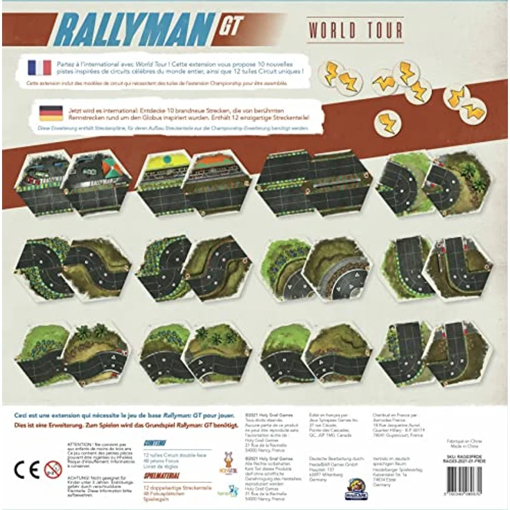 Synapses Games Rallyman GT: TeamChallenge Deutsch | Erweiterung, Gesellschaftsspiel für bis zu 12 Autos, 8er-Kurs und Verfolgungsmodus, 5 weitere Erweiterungen verfügbar – Bild 5