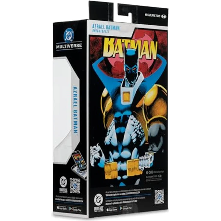 McFarlane DC Multiverse Azrael Batman (Knightquest), detailreiche Actionfigur, 19 cm mit Zubehör und Base – Bild 9