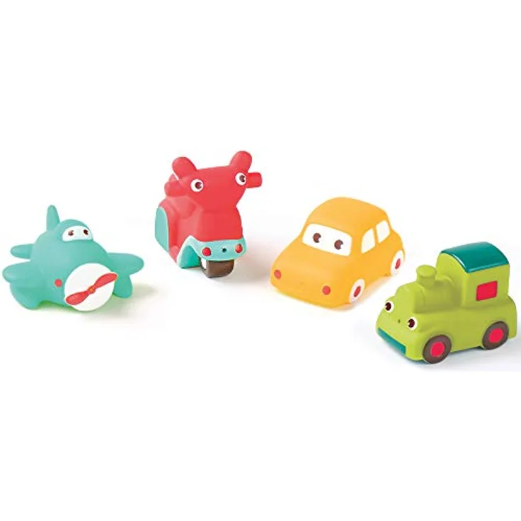 LUDI - Badespielzeug - Thema"Transport" - Kleinwagen zum Baden
