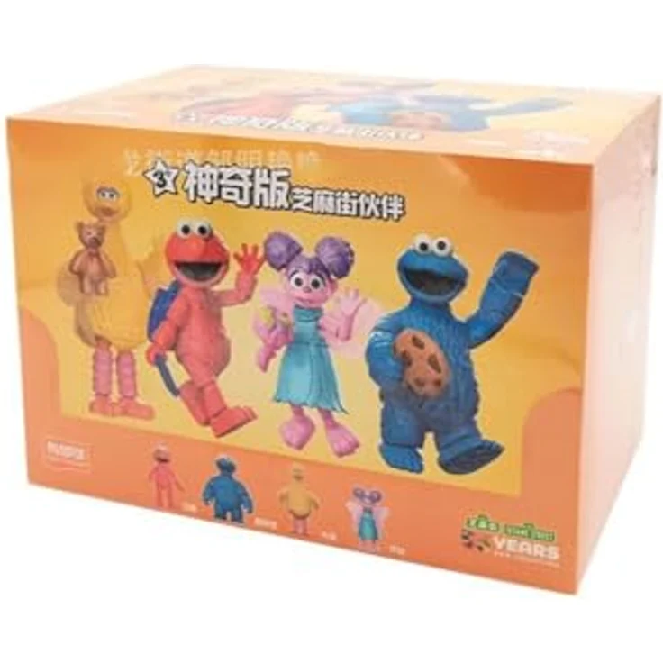 BLOKEES - Figur Sesame Street Vol.1, 8er Pack mit Elmo, Cookie Monster, Big Bird und weiteren Charakteren, Bausätze – Bild 1
