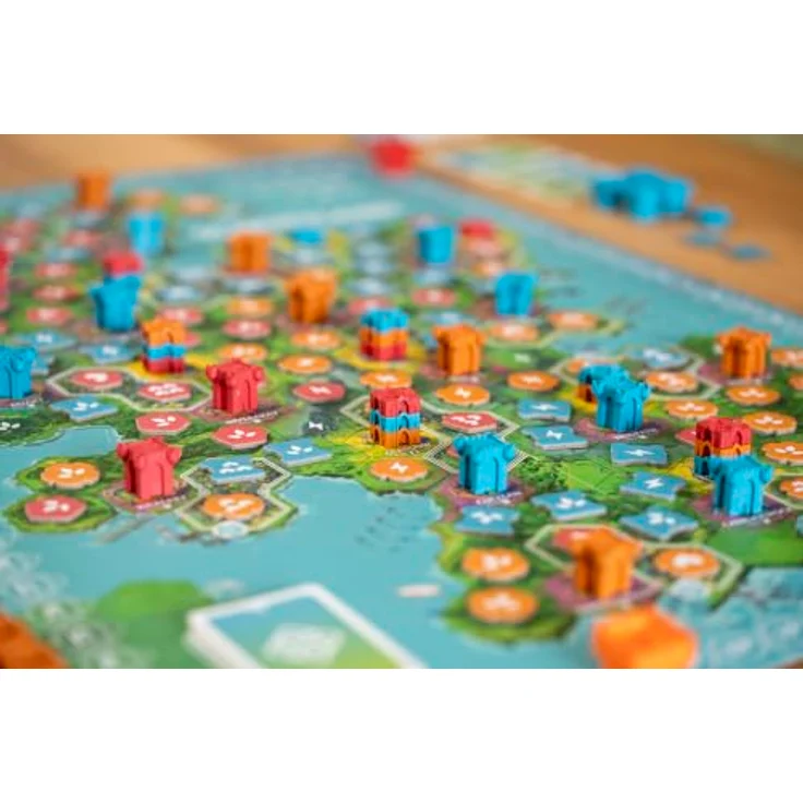 Frosted Games Rebirth - Aufbruch in eine Neue Zeit, Strategisches Kennerspiel für 2-4 Spieler ab 8 Jahren, Taktisches Legespiel mit 15 Minuten Spielzeit pro Spieler – Bild 5