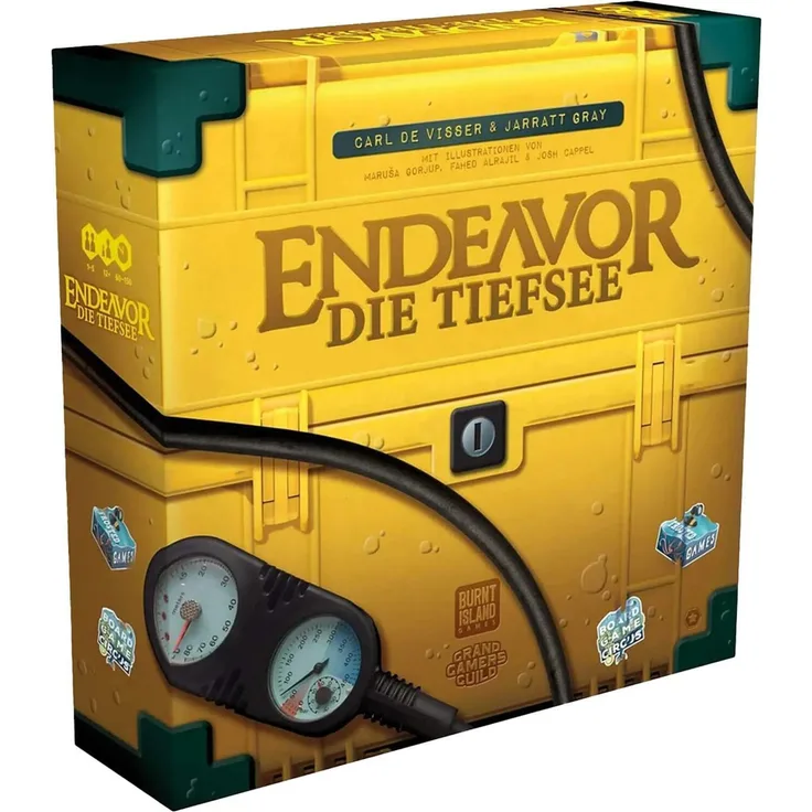 Board Game Circus Endeavor: Die Tiefsee, Brettspiel zur Ozeanforschung, deutsch, strategisches Gameplay mit variablen Szenarien