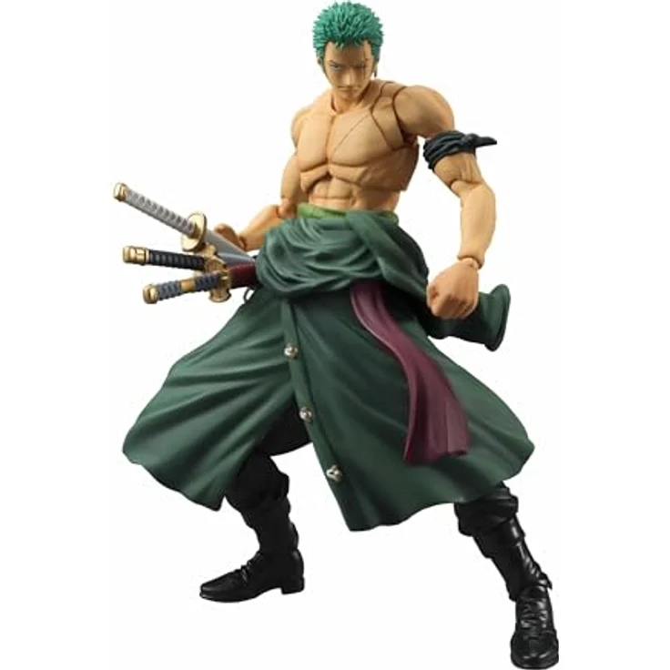 MegaHouse One Piece Figur Variable Action Heroes Roronoa Zoro 18 cm, Anime Sammelfigur mit detailliertem Design – Bild 2