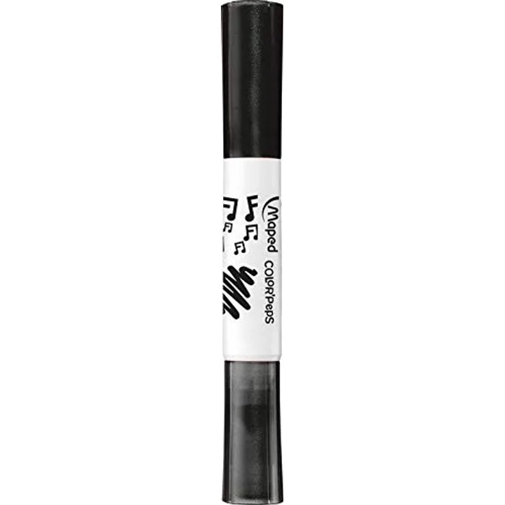 Maped - 2in1 Filzstifte, Fasermaler + Stempel COLOR'PEPS DUO STAMP - x8, kräftige Farben, ultra-auswaschbar, breite Spitze - 8er Pack – Bild 5