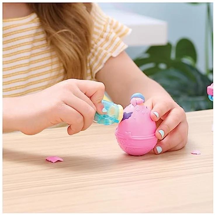 Hatchimals Alive Zwillingshochstuhl Spielset - mit 2 Mini-Figuren in selbstschlüpfenden Eiern, 3 Accessoires und magischen Spielideen, Spielzeug für Kinder ab 3 Jahren – Bild 4