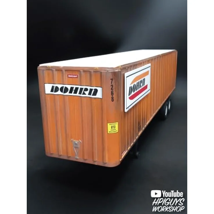 AMT 1/25 40' Fruehauf Exterior Post Trailer Dohrn, Maßstabsgetreuer Modellbausatz für Fahrzeugliebhaber – Bild 3