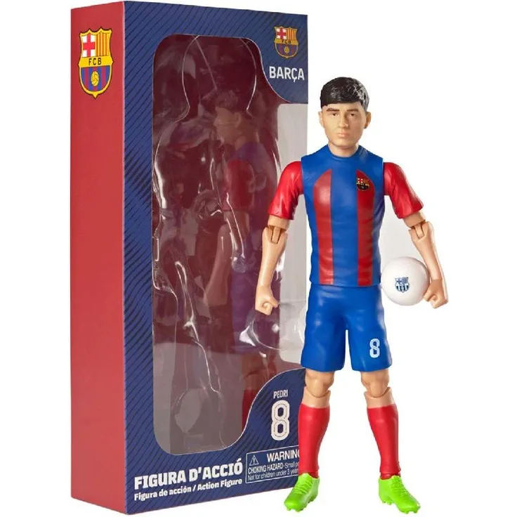 Banbo Toys FC Barcelona Pedri Action-Figur, 20 cm große Sammelfigur