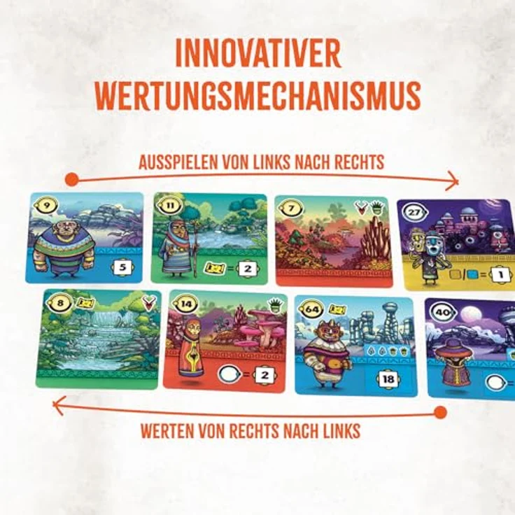 Kosmos Faraway, abenteuerliches Kartenspiel für 2-6 Spieler ab 10 Jahre – Bild 4