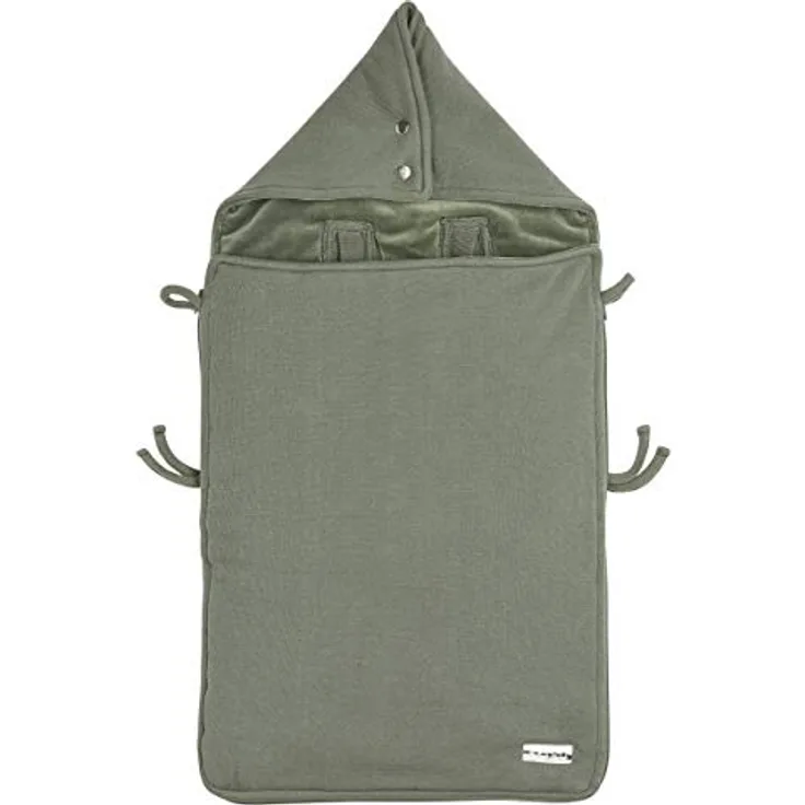 Meyco Knit Basic Fußsack Forest Green Grün