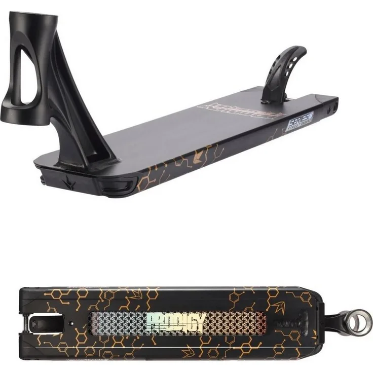 Blunt Stuntscooter Blunt Prodigy S8 Stunt-Scooter Deck Hybrid Park / Street Boxed schwarz, 6061 T6 Aluminium, Nylon-Frontplatte, V1-Bremse