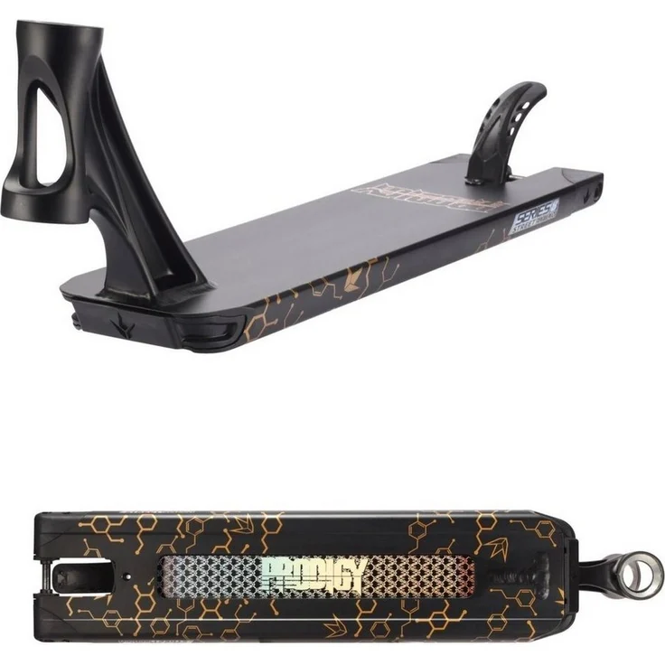 Blunt Stuntscooter Blunt Prodigy S8 Stunt-Scooter Deck Hybrid Park / Street Boxed schwarz, 6061 T6 Aluminium, Nylon-Frontplatte, V1-Bremse