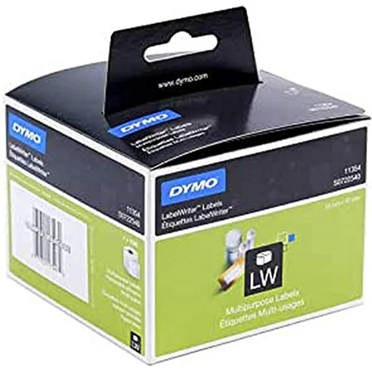 DYMO Label Writer MULTIFUNKTIONAL Papierrolle mit 1000 Stück, 57 x 32 mm, Weiß