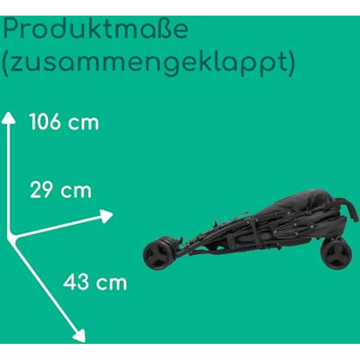 Bebeconfort Dusk Kinder-Buggy, leichter Reise-Buggy für 0-4 Jahre (0-22 kg), mit weichem Polster und verstellbarer Beinstütze – Bild 9