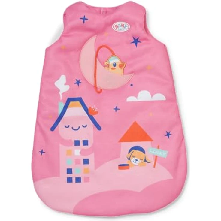 BABY Born Schlafsack Mond, Einschlagdecke mit herausnehmbarer Ente am Band, geeignet für 43 cm Puppen – Bild 4