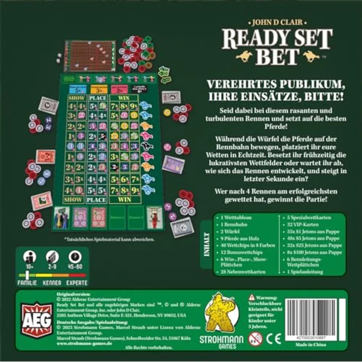 Strohmann Games, Ready Set Bet, Partyspiel, Deduktionsspiel, 2-9 Spieler, Ab 10+ Jahren, 45-60 Minuten, Deutsch – Bild 3