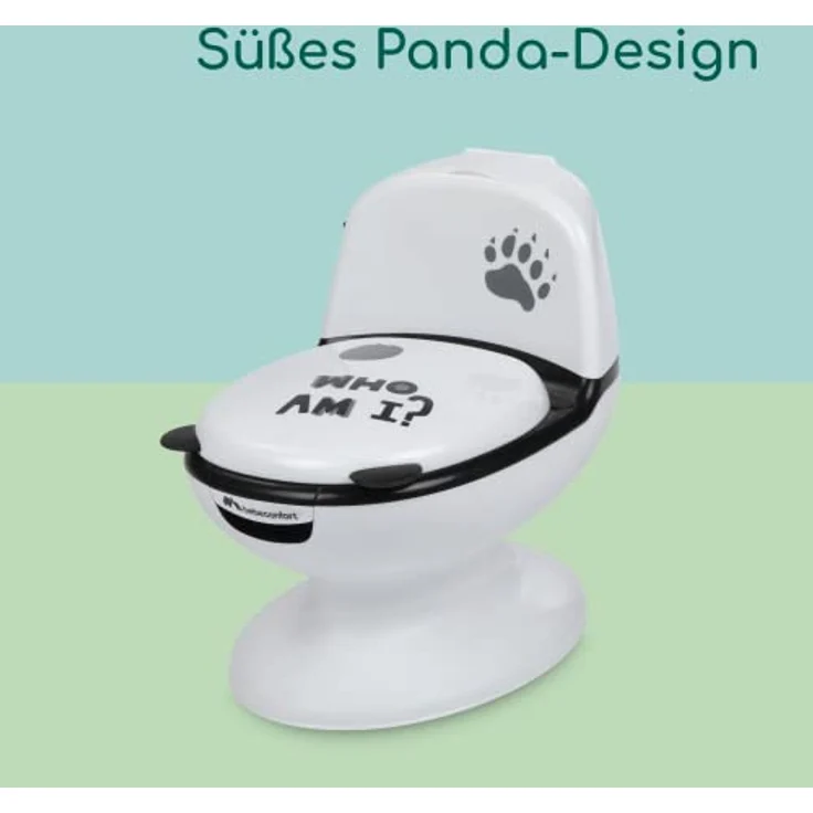 Bebeconfort Toilettensitz in Minigröße für Kinder, Toilette fürs Töpfchentraining mit süßem Panda, inklusive Spülgeräusch, geeignet ab 18 Monaten - Preisvergleich – Bild 4