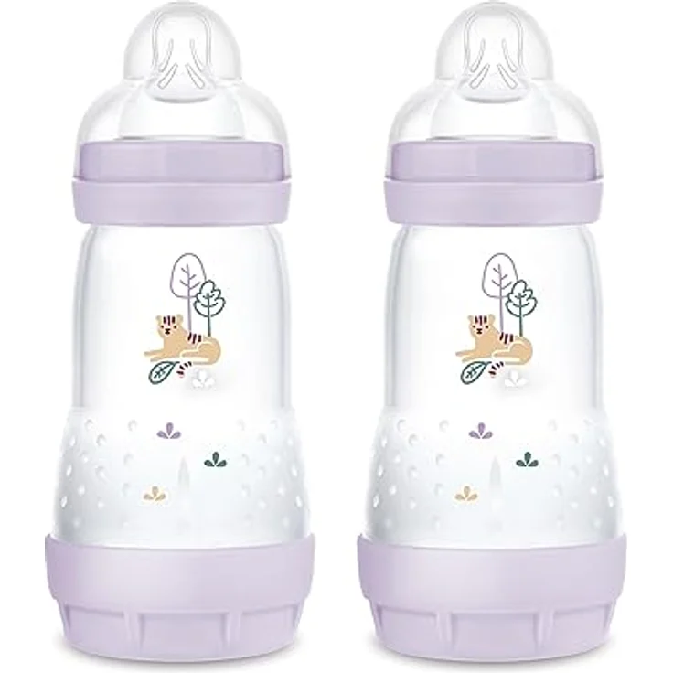 MAM Easy Start Anti-Colic matt, 260 ml, 2 Stk., Tiger – Bild 1