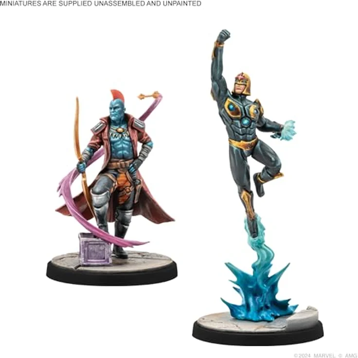 Atomic Mass Games AMGD2131 - Marvel: Crisis Protocol Yondu & Nova Character Pack, spielbare Miniaturfiguren für das Tabletop-Spiel – Bild 3