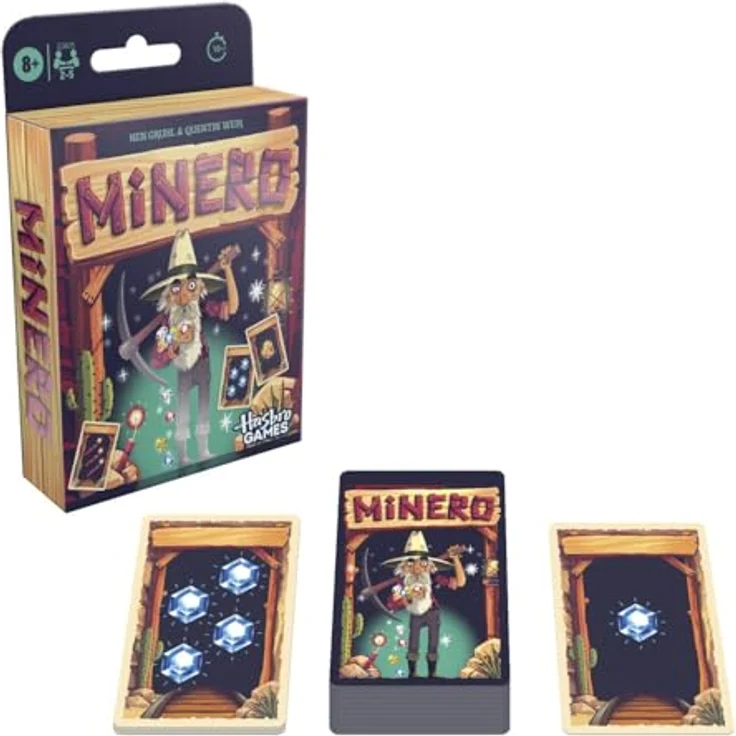 Hasbro Gaming Minero Kartenspiel - Schnelles Strategie-Spiel für 2 bis 5 Spieler, ab 8 Jahren, Spielzeit 20 Min. – Bild 3