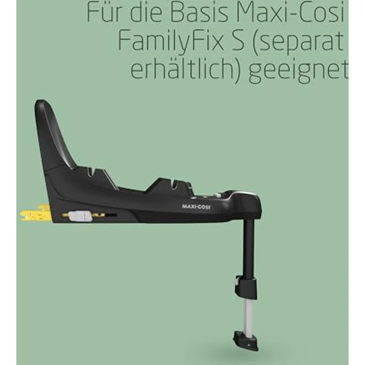 Maxi-Cosi Reboarder-Kindersitz Pearl S i-Size mit G-Cell Seitenaufpralltechnologie - Tonal Black – Bild 6