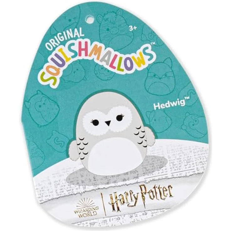 Squishmallows SQWB00099 - Harry Potter Hedwig 25 cm, offizielles Jazwares Plüsch, superweiches Kuscheltier – Bild 5