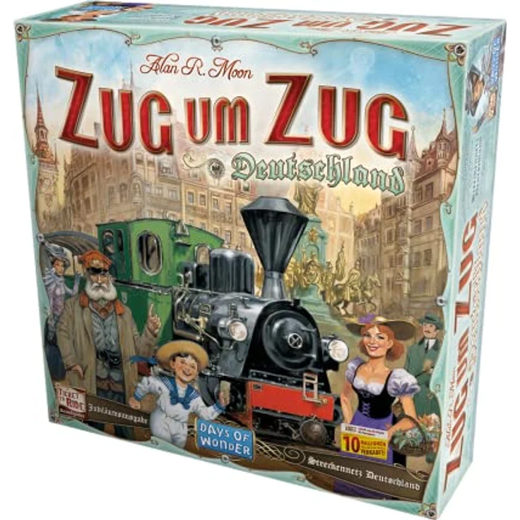 Days of Wonder | Zug um Zug Deutschland (Auflage 2023) | Grundspiel + Erweiterung | Familienspiel | 2-5 Spieler | Ab 8+ Jahren | 30-60 Minuten | Deutsch – Bild 4