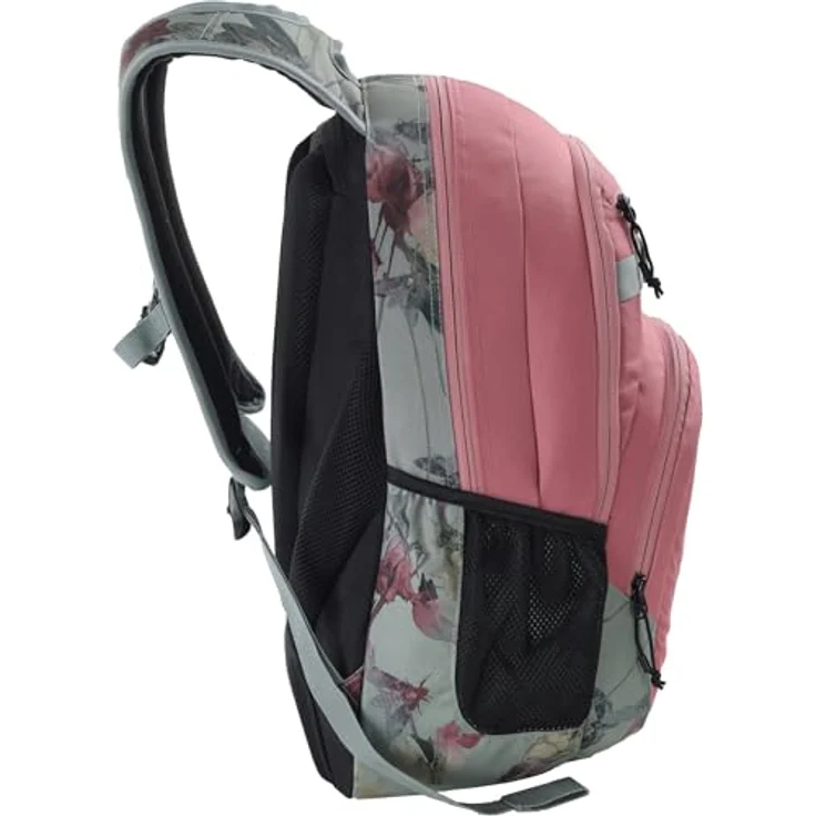 Nitro Chase Rucksack, Schulrucksack mit Organizer und gepolsterter 17 Zoll Laptopfach, schwarz – Bild 3