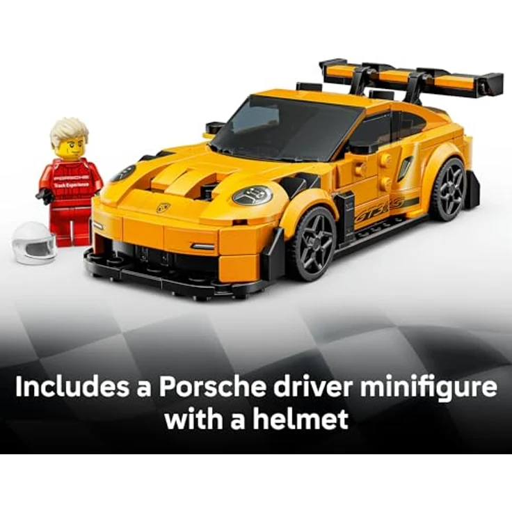 LEGO Speed Champions 77239 Porsche 911 GT3 RS, 348-teiliges Modell mit charakteristischen Lufthutzen und LED-Scheinwerfern, 16 cm lang – Bild 8