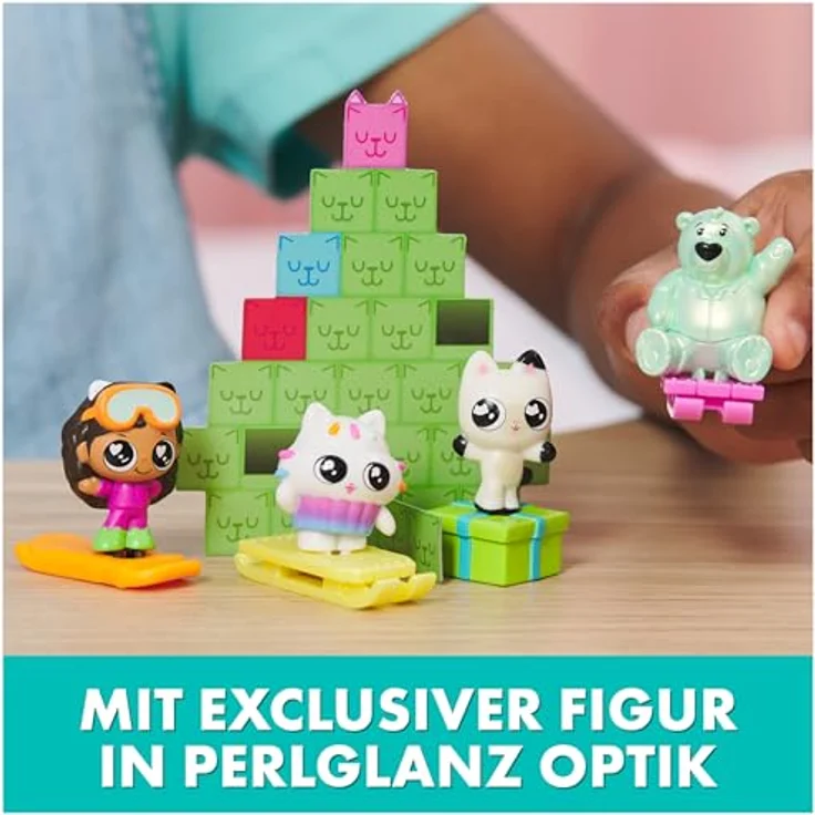 Gabby's Dollhouse, Adventskalender mit 24 Überraschungen, Figuren, Aufklebern und Puppenhaus-Zubehörteilen, Geschenk für Kinder ab 3 Jahren – Bild 5