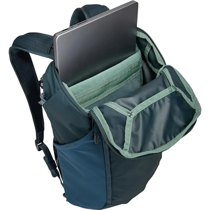 Thule Trekkingrucksack Landmark Travel 60L für Frauen, strapazierfähiger Rucksack aus 420D Dobby Polyester, anpassbare Passform – Bild 10