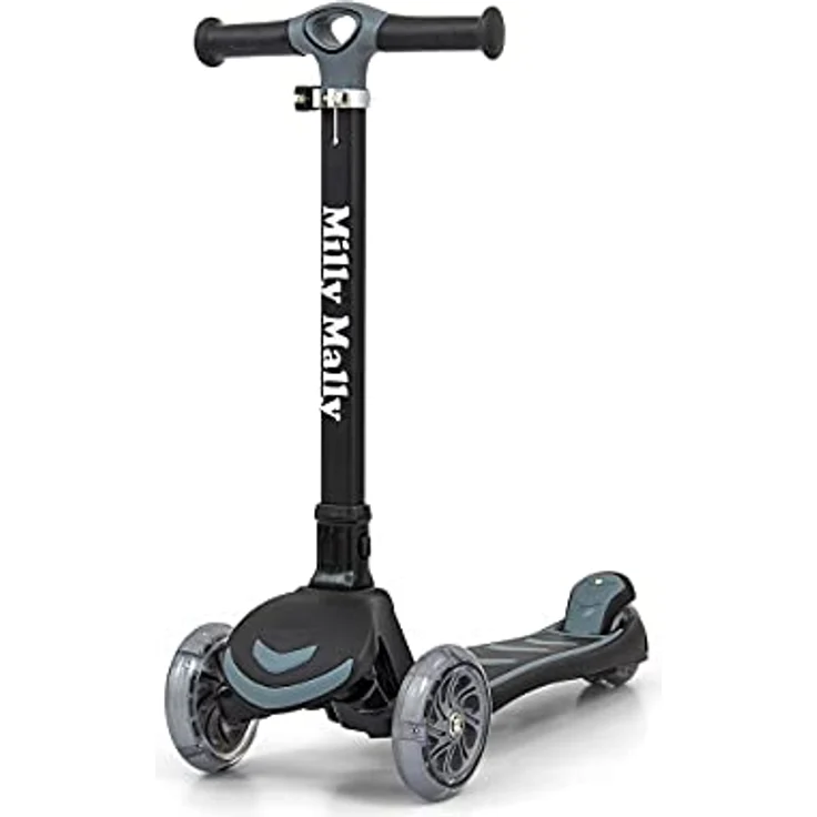 Milly Mally Scooter Boogie, Klappbarer Scooter in Schwarz für Kinder – Bild 1