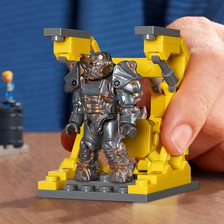 Mega Mega Showcase Fallout Set, Klemmbausteine mit Red-Rocket-Raststätte und Dogmeat, detailreiches Collector's Set mit In-Game-Gegenständen – Bild 4