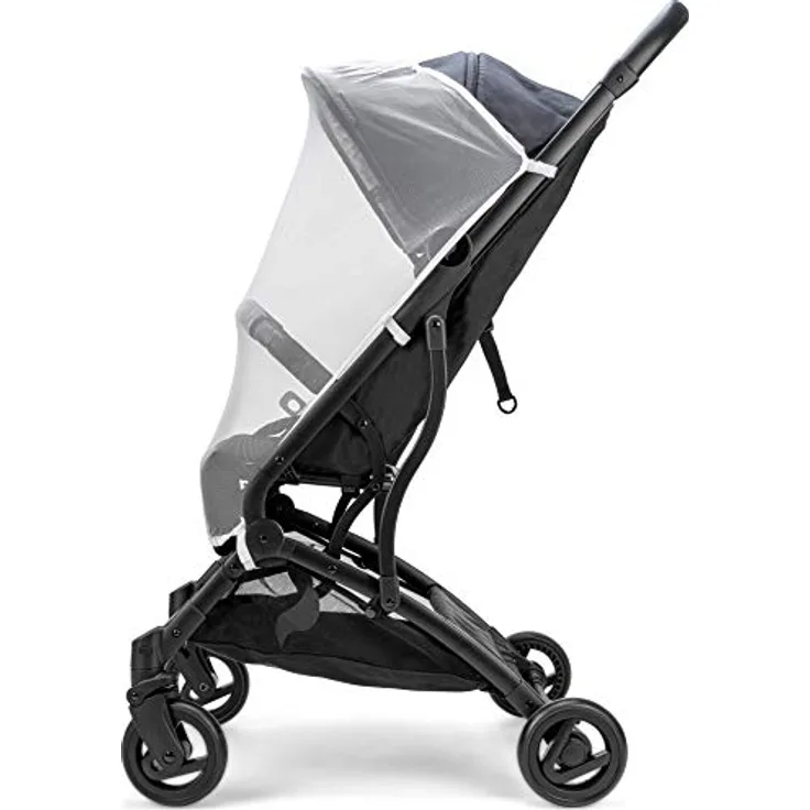 Osann Moskitonetz für Buggy und Kinderwagen, Insektenschutz gegen Mücken, Wespen und Zecken, waschbar, weiß